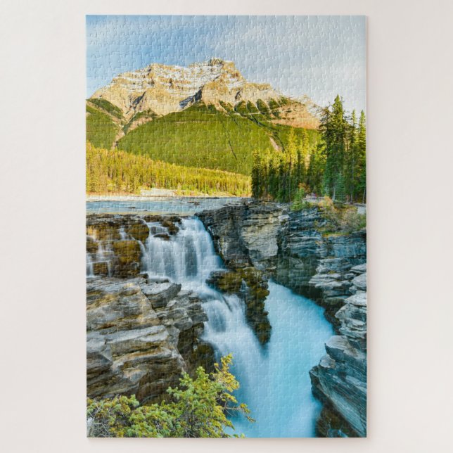 Puzzle Chutes d'Athabasca, Parc national Jasper, Canada (Vertical)