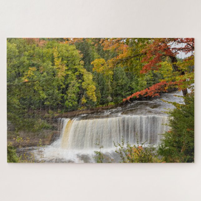 Puzzle Chutes de Tahquamenon à l'automne (Horizontal)