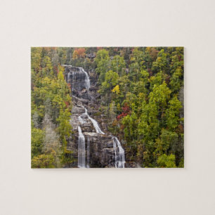Puzzle Chutes d'eau blanches spectaculaires en automne da