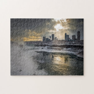 Puzzle Chutes du Niagara en hiver