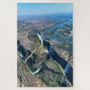 Puzzle Chutes Victoria : Merveille naturelle de l'Afrique