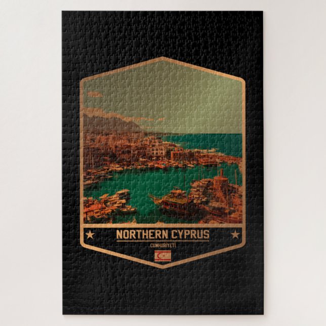 Puzzle Chypre du Nord (Vertical)