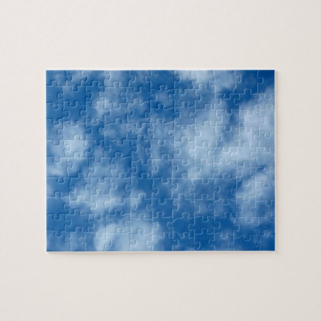 Puzzle Ciel bleu avec nuages Photographie de la nature (Horizontal)
