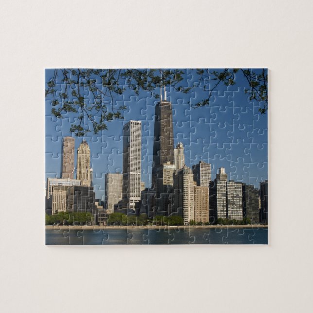 Puzzle Ciel de Chicago et lac Michigan, lac Shore (Horizontal)