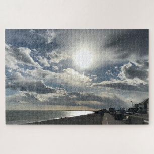 Puzzle Ciel Dramatique Octobre Au-Dessus De Hythe Bay Ken