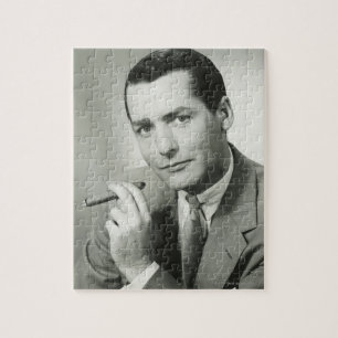 Puzzle Cigare de tabagisme d'homme d'affaires