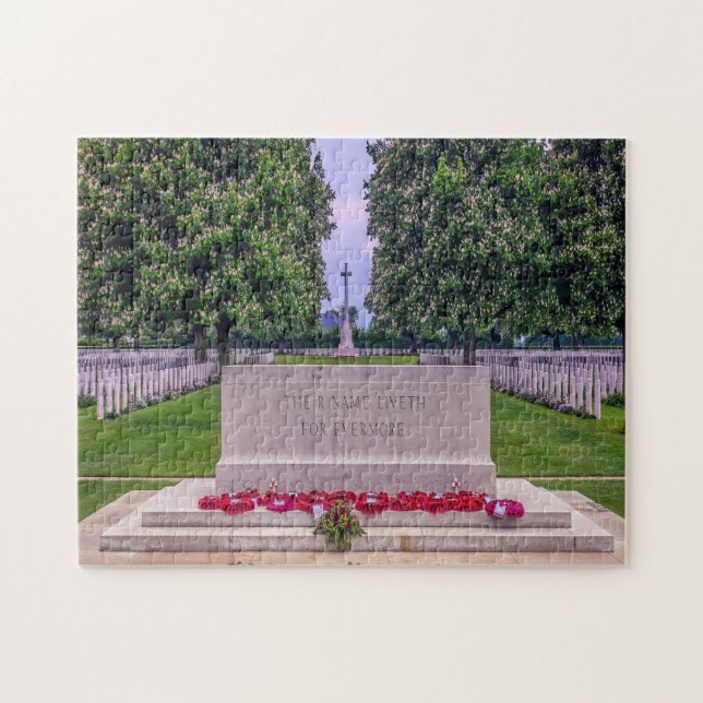 Puzzle Cimetière commémoratif Normandie France (Horizontal)
