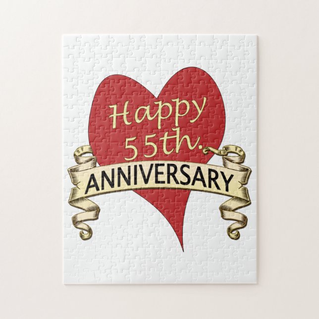 Puzzle cinquante-cinquième. Anniversaire (Vertical)