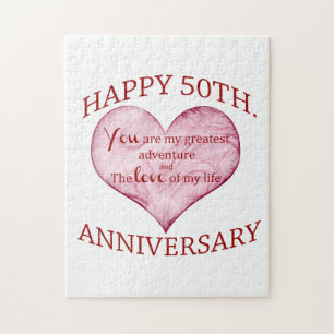 Puzzle cinquantième. Anniversaire