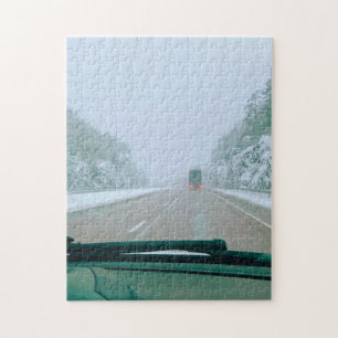 Puzzle Circuit en Suède sous la neige