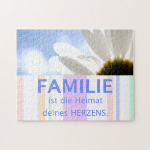 Puzzle Citation Allemande À Propos De Famille Blanc Margu