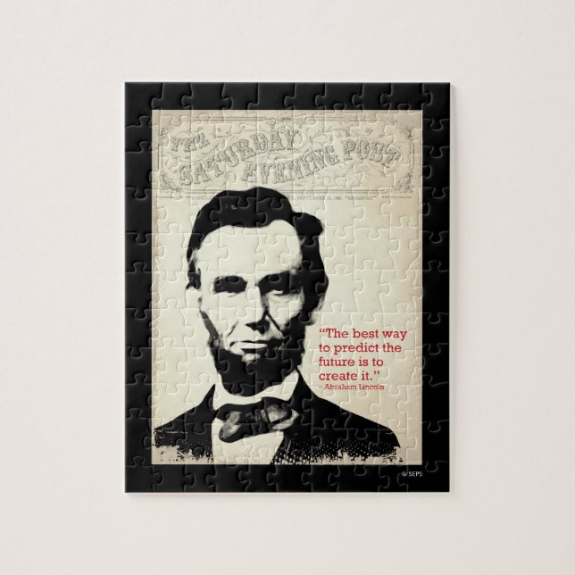 Puzzle Citation d'Abe Lincoln (Vertical)