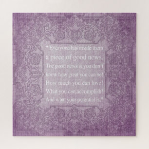 Puzzle Citation inspirante motivante de confiance en soi,