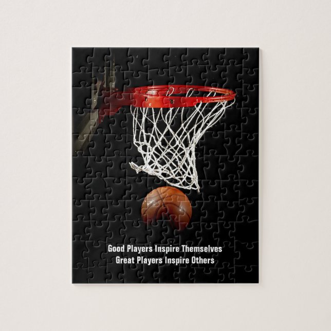 Puzzle Citation Inspirationnelle Basketball Inspiration J (Vertical)
