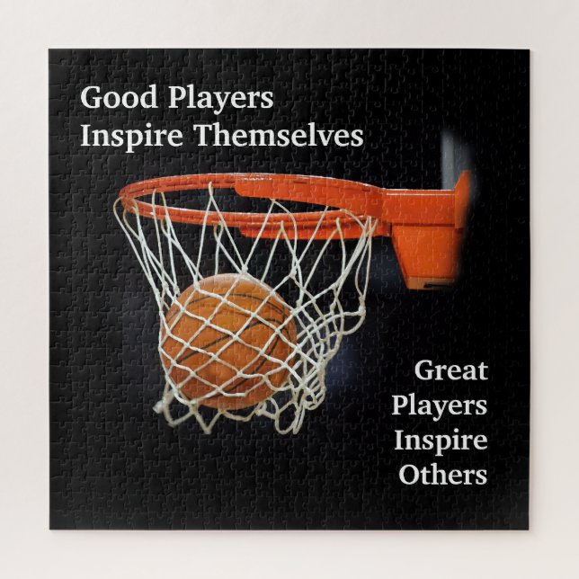 Puzzle Citation Inspirationnelle Basketball Inspiration J (Vertical)