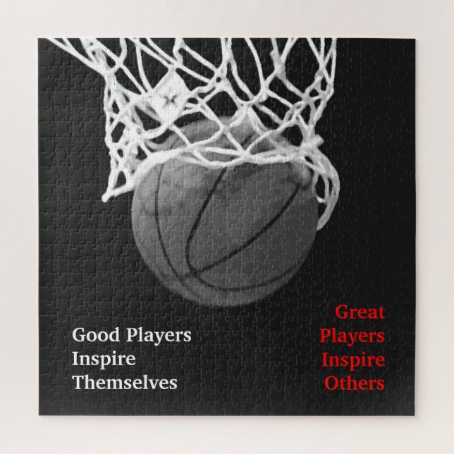 Puzzle Citation Inspirationnelle Basketball Inspiration J (Vertical)