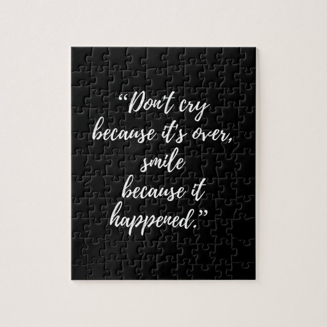 Puzzle Citation inspirée de jour de boîte-cadeau de (Vertical)