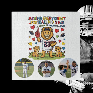 Puzzle Citations drôles mignonnes Photo de papa football