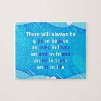 Puzzle citations sur l'amour, la vie et l'amitié