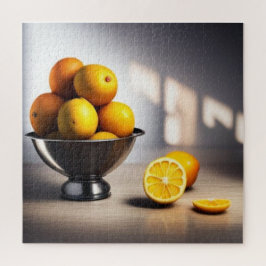 Puzzle Citrons simples dans le bol. Cuisine Lumineuse. Ci