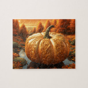Puzzle Citrouille d'automne