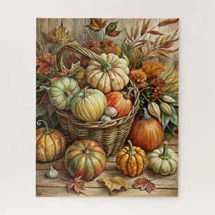 Puzzle Citrouille d'automne