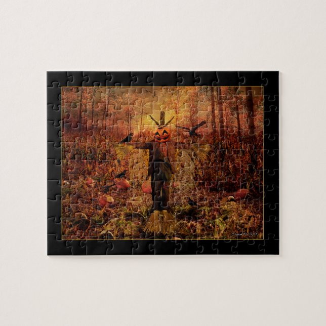 Puzzle Citrouille de patchs d'automne (Horizontal)