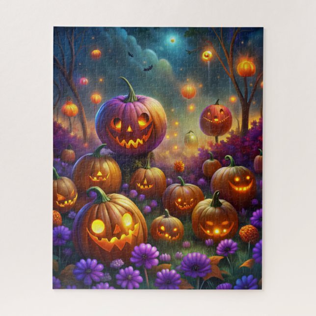 Puzzle Citrouille d'Halloween (Vertical)