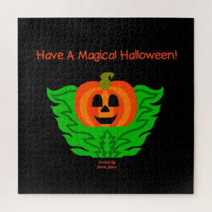 Puzzle Citrouille magique d'Halloween 20" X 20"