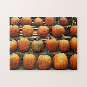 Puzzle citrouilles d'automne