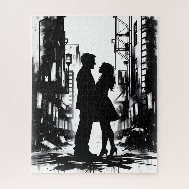 Puzzle City Couple (Vertical)