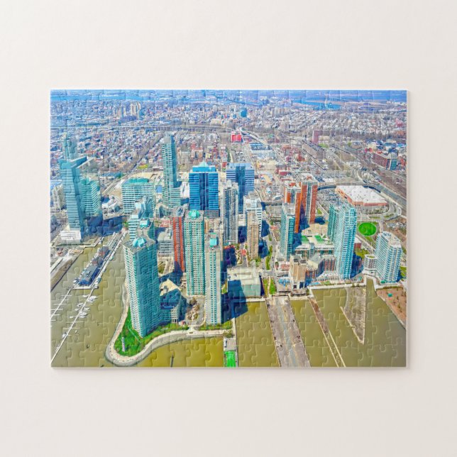 Puzzle Cityscape New Jersey. (Horizontal)