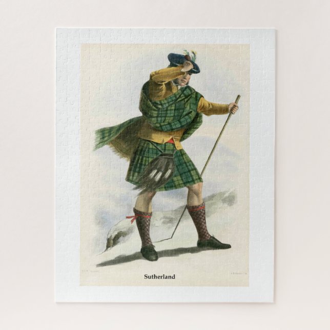 Puzzle Clan Sutherland (Vertical)