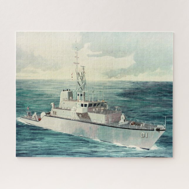 Puzzle Classe MSH-1 de la marine des États-Unis - chasseu (Horizontal)