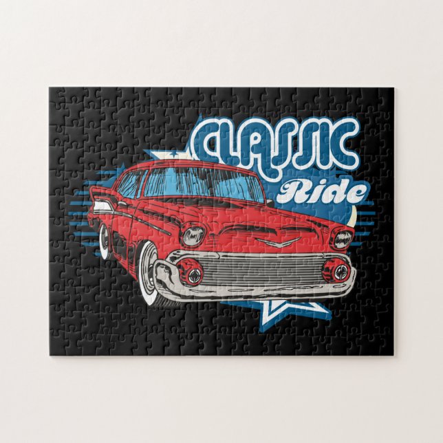 Puzzle Classic Car Jigsaw (Horizontal)