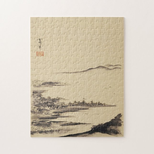 Puzzle Classics Zen - Sesshu - Paysage d'automne (Vertical)