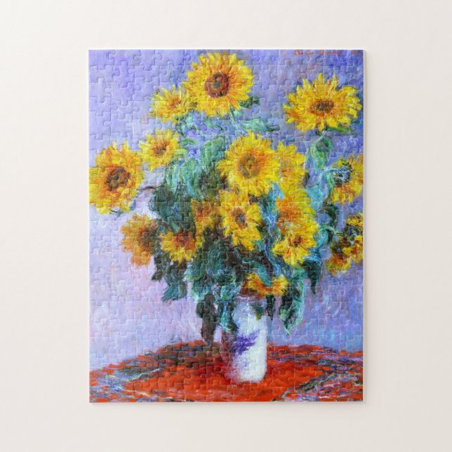 Puzzle Claude Monet Bouquet de tournesols (Vertical)