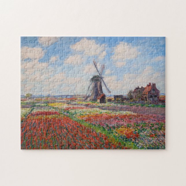 Puzzle Claude Monet - Champ de Tulipes en Hollande (Horizontal)