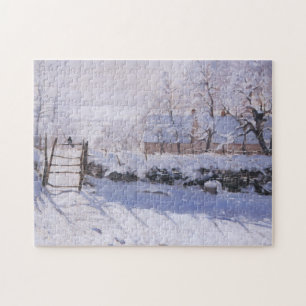 Puzzle  Claude Monet, la neige d'hiver de Magpie 