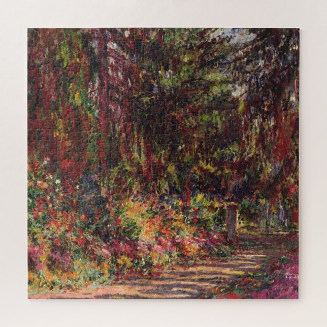 Puzzle Claude Monet | le chemin de jardin chez Giverny (Horizontal)
