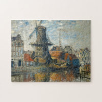 Claude Monet Le moulin à vent peinture Vintage