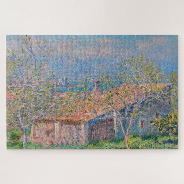 Puzzle Claude Monet - Maison de jardinier à Antibes (Horizontal)