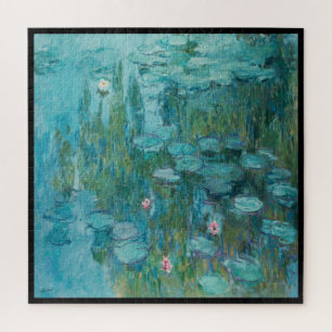 Puzzle Claude Monet, Nymphéas, 1915, Bleu Aqua