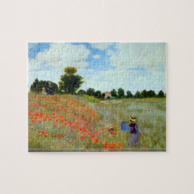 Puzzle Claude Monet - pavots (Horizontal)