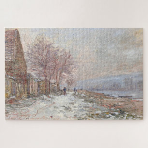 Puzzle Claude Monet Paysage d'hiver à Lavacourt