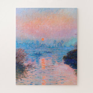 Puzzle Claude Monet - Sunset On The Seine