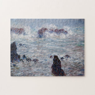 Puzzle Claude Monet - Tempête au large de la côte de Bell