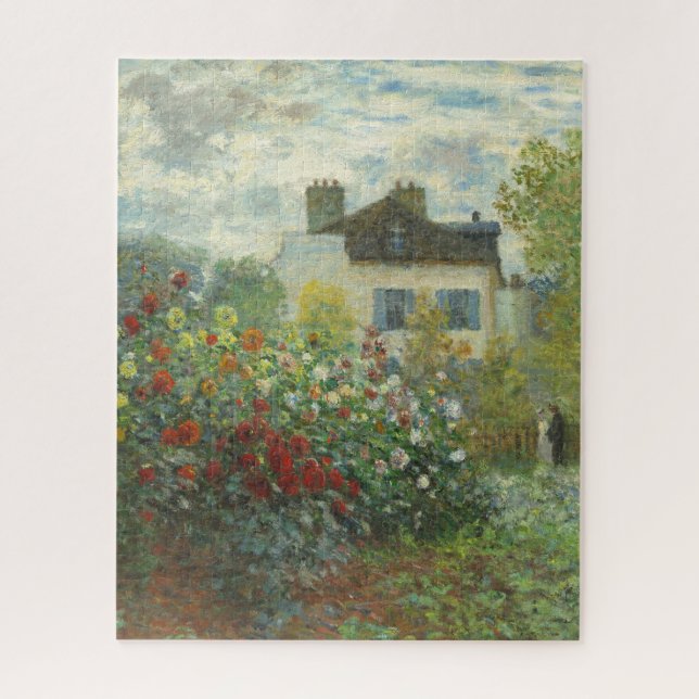 Puzzle Claude_Monet,_The_Artist_Garden_in_Argenteuil_(A (Vertical)