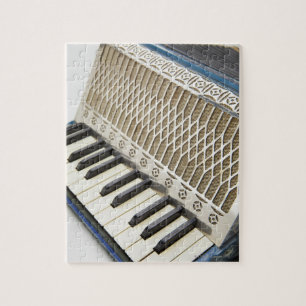 Puzzle Clavier antique d'accordéon