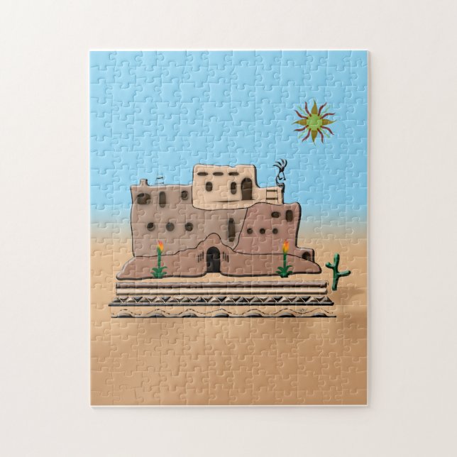 Puzzle Clay House (Vertical)